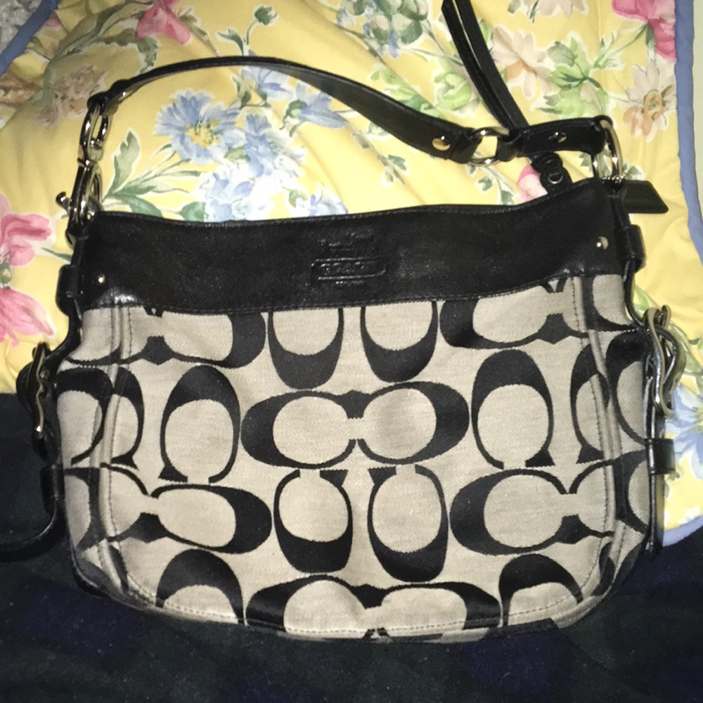 Coach Bag!🖤Grey & Black - shoulder bag